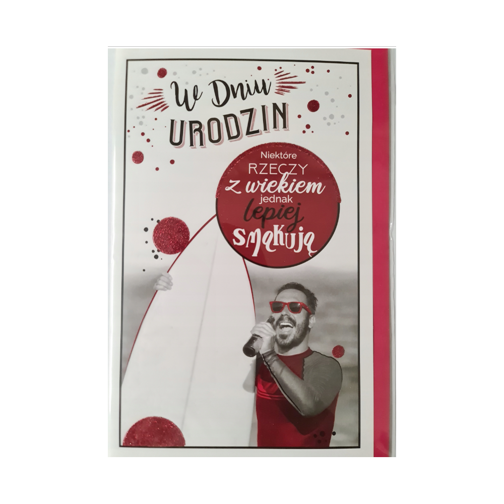 Kartki urodzinowe kartka urodzinowa WESOŁE Zabawna  13 cm *20,4 cm 12060208679