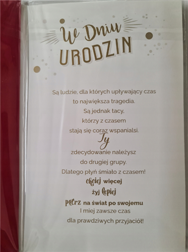Kartki urodzinowe kartka urodzinowa WESOŁE Zabawna  13 cm *20,4 cm 12060208679