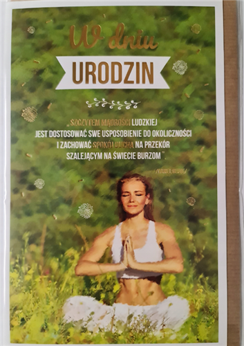 Kartki urodzinowe kartka urodzinowa WESOŁE Zabawna  13 cm *20,4 cm 12060212858