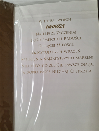 Kartki urodzinowe kartka urodzinowa WESOŁE Zabawna 13 cm *20,4 cm 12060218529