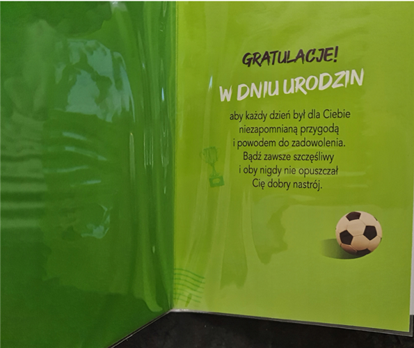 kartka urodzinowa na 40 lat czterdziestkę 12,7 cm *17,8 cm 12063936005