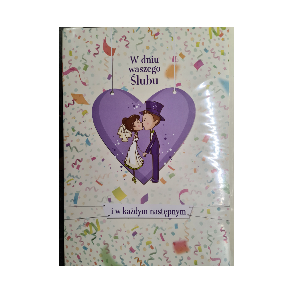 pamiątka na ślub, kartka na ślub, DUŻA MEGA WIELKA  28,5 cm *41,7cm 12102938350