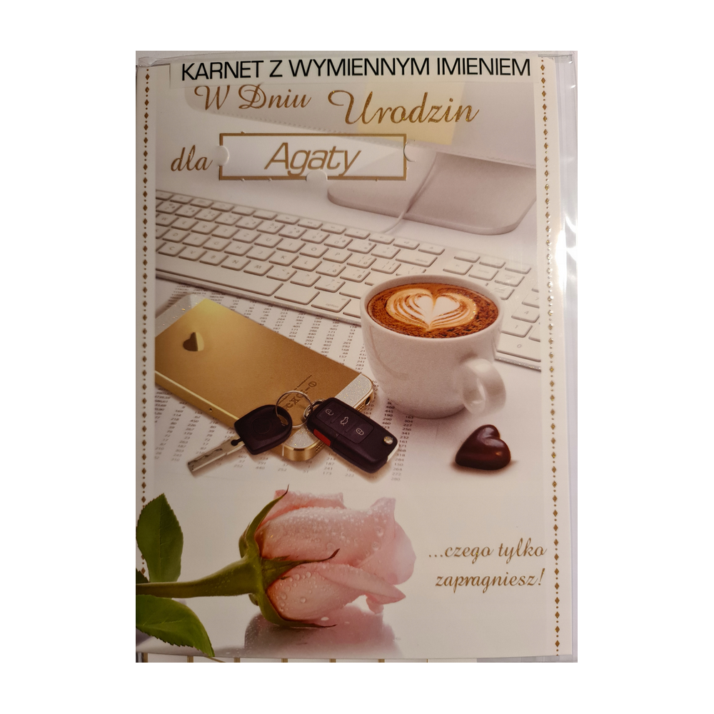 Kartki urodzinowe z wymiennym imieniem Damskie 13,8 cm *19 cm 10124512283 16897829766 Kartki urodzinowe z wymiennym imieniem Damskie 13,8 cm *19 cm 10124512283 16897829766
