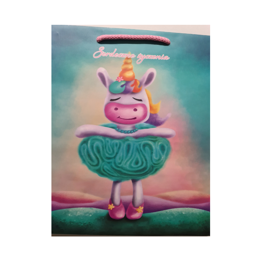ŚMIESZNA wesoła TOREBKA 32 cm PREZENT L  26x32x10 cm  16064856640