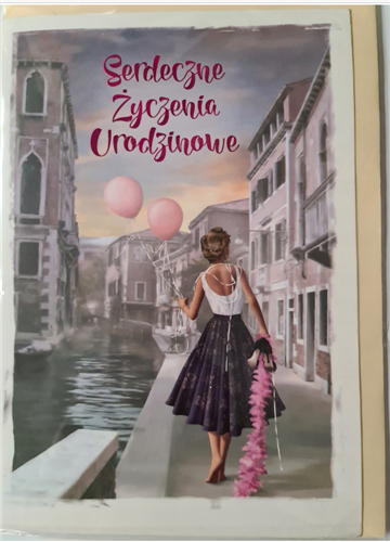 Kartki urodzinowe kartka urodzinowa WESOŁE Zabawna  15,5 cm *22 cm 12102811948