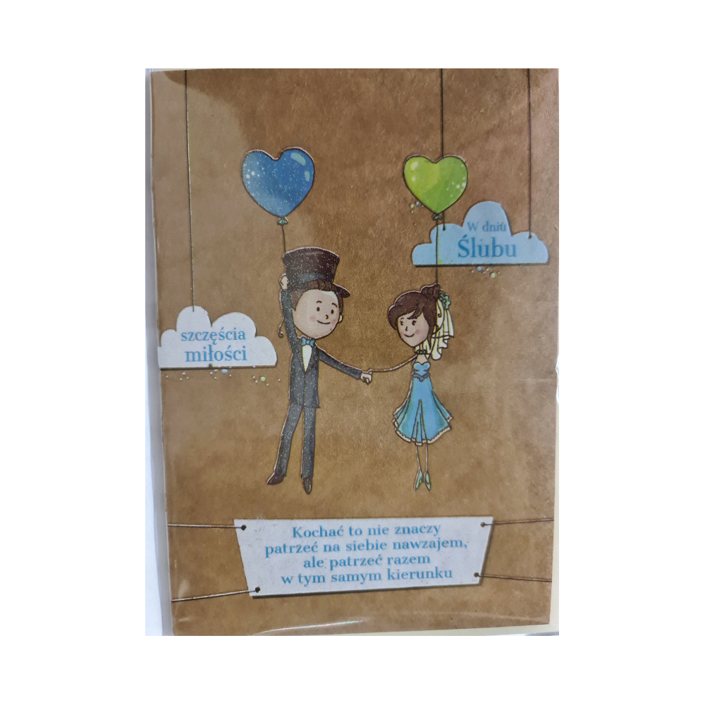 pamiątka na ślub, kartka na ślub, pocztówka ślubna  11,7 cm *16,5 cm 12102814659