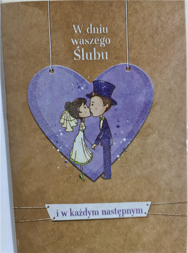 pamiątka na ślub, kartka na ślub, pocztówka ślubna  11,7 cm *16,5 cm 12102818641