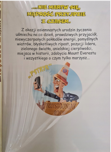 kartka na osiemnastkę kartka na 18 kartki dużaMEGA 28,5 cm *41,7cm 12102952873