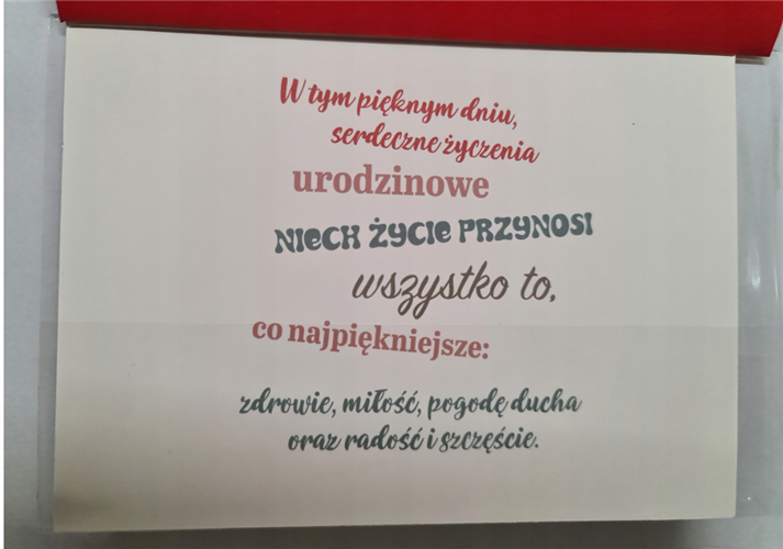 Kartki urodzinowe kartka urodzinowa 11,7 cm *16,5 cm 12106472656