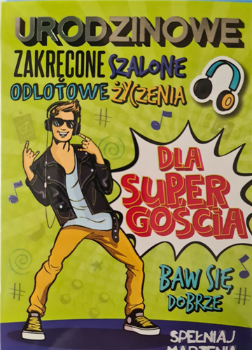 Kartki urodzinowe kartka urodzinowa WESOŁA Zabawna  11,7 cm *16,8 cm  12134306498