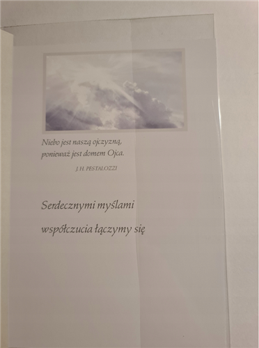 z wyrazami szczerego żalu, kondolencje 11,8 cm *16,7 cm 10127163154 16897829875