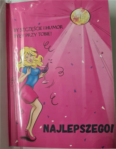 Kartki urodzinowe kartka urodzinowa WESOŁA Zabawna 11,7 cm *16,8 cm 12189751748