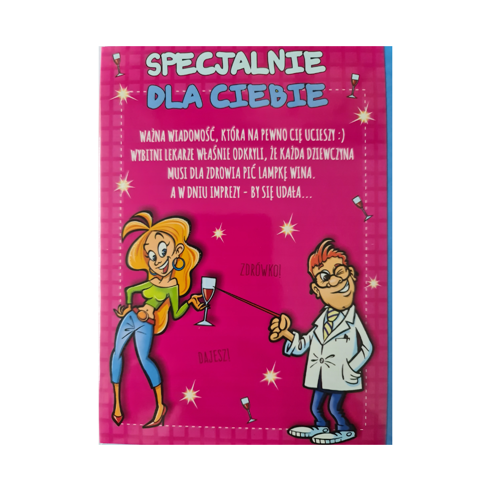 Kartki urodzinowe kartka urodzinowa WESOŁE Zabawna  11,7 cm *16,8 cm  12189767072