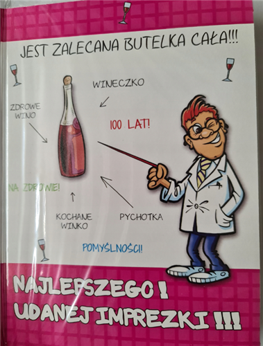 Kartki urodzinowe kartka urodzinowa WESOŁE Zabawna  11,7 cm *16,8 cm  12189767072