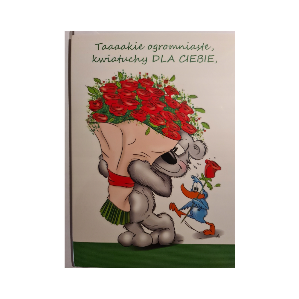 Kartki urodzinowe kartka urodzinowa WESOŁE Zabawna  11,7 cm *16,8 cm 12187558626