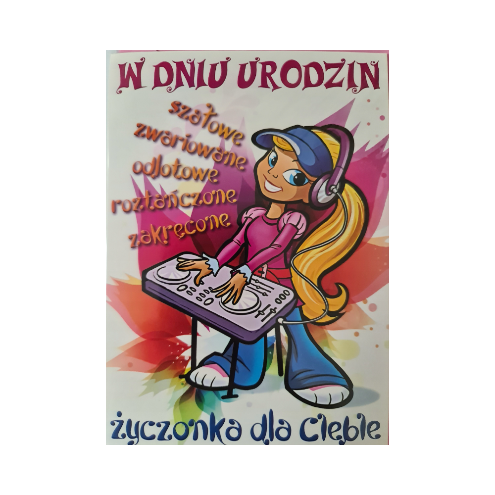Kartki urodzinowe kartka urodzinowa WESOŁE Zabawna  11,7 cm *16,8 cm  12438002040