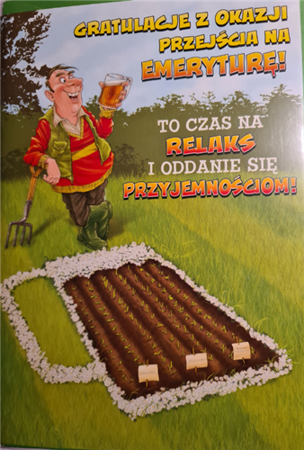 puzzle Z OKAZJI PRZEJŚCIA NA EMERYTURĘ EMERYTURA 12354621920