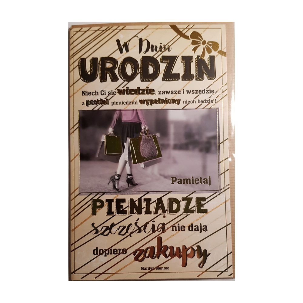 Kartki urodzinowe kartka urodzinowa WESOŁE Zabawna 13 cm *20,4 cm  10218779516  16897829169