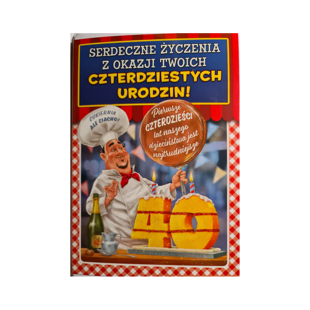 PUZZLE urodzinowa na 40 lat czterdziestkę  12354618713