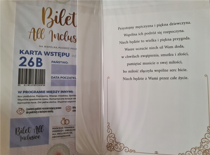 pamiątka na ślub, kartka na ślub, pocztówka ślubna 13 cm *20,4cm 12350615787