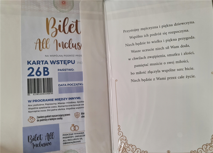 pamiątka na ślub, kartka na ślub, pocztówka ślubna 13 cm *20,4cm 12350612798