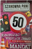 kartka urodzinowa na 50 lat 13cm x 20,5 cm 12350567275