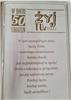 kartka urodzinowa na 50 lat 13cm x 20,5 cm 12350561112