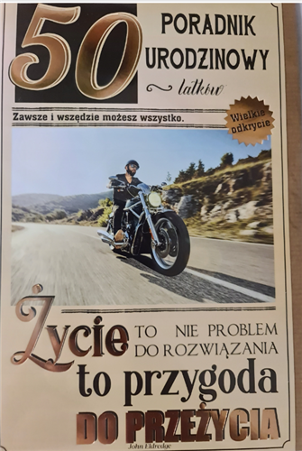 kartka urodzinowa na 50 lat 13cm x 20,5 cm 12350558111