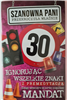 kartka urodzinowa na 30 lat 13 cm *20,4 cm 12350544128