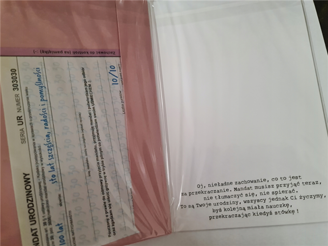 kartka urodzinowa na 30 lat 13 cm *20,4 cm 12350544128