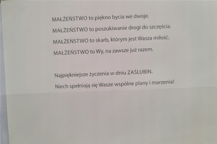 pamiątka na ślub, kartka na ślub, pocztówka ślubna 11,7 cm *16,3 cm 12583313500
