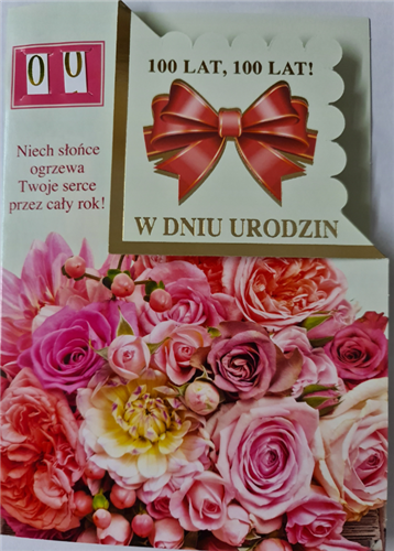 Kartki urodzinowe z wymienną cyfrą kartka urodzinowa 11,5 cm *16,5 cm 12582586451