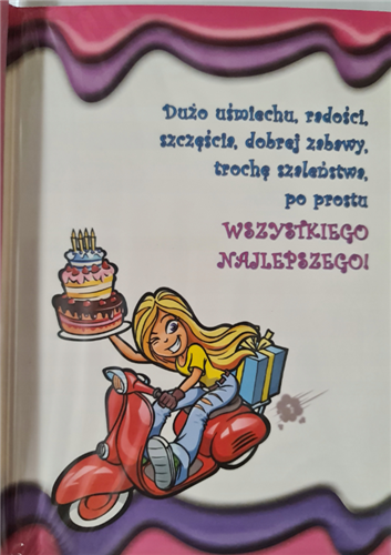 Kartki urodzinowe kartka urodzinowa WESOŁE Zabawna  11,7 cm *16,8 cm  12438014338