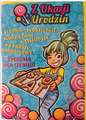 Kartki urodzinowe kartka urodzinowa WESOŁE Zabawna  11,7 cm *16,8 cm 12438016221