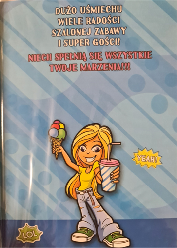 Kartki urodzinowe kartka urodzinowa WESOŁE Zabawna  11,7 cm *16,8 cm 12438020904