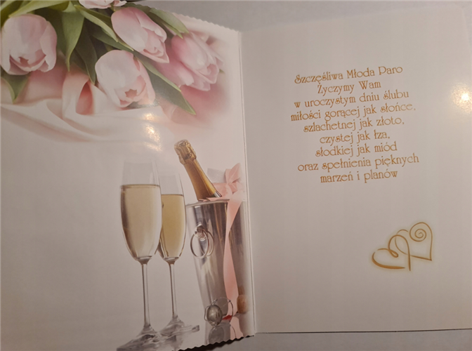 pamiątka na ślub, kartka na ślub, pocztówka ślubna  11,7 cm *16,3 cm 12651345353