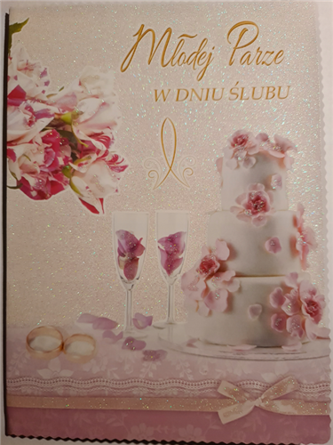pamiątka na ślub, kartka na ślub, pocztówka ślubna  11,7 cm *16,3 cm 12651338527