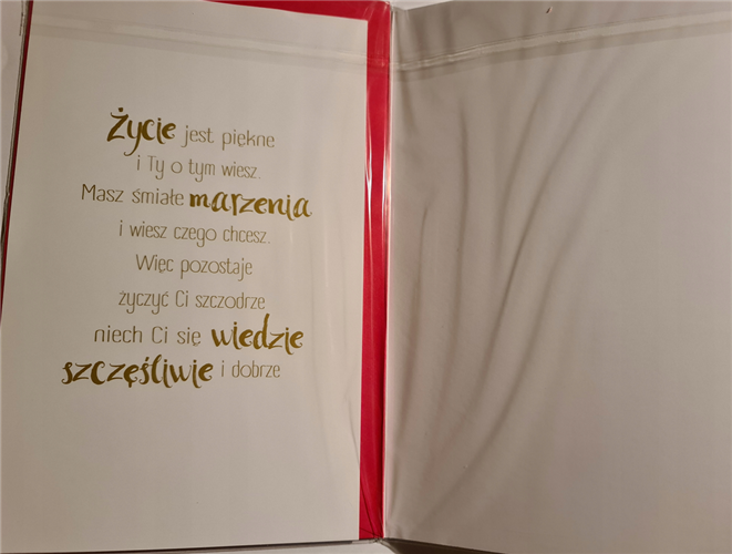 Kartki urodzinowe kartka urodzinowa WESOŁE Zabawna 13 cm *20,4 cm  10219599176 16897829671