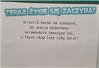 kartka na osiemnastkę kartka na 18 kartki WESOŁE  11,5 cm *16,5 cm 12583363092