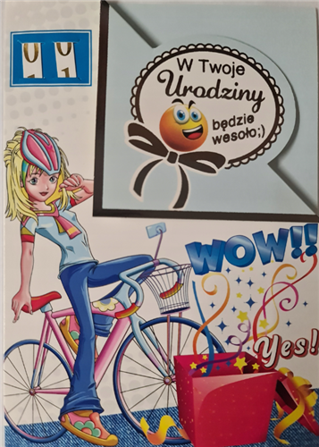 Kartki urodzinowe dla dziecka z wymienną cyferką  12 cm *17 cm 12583389890