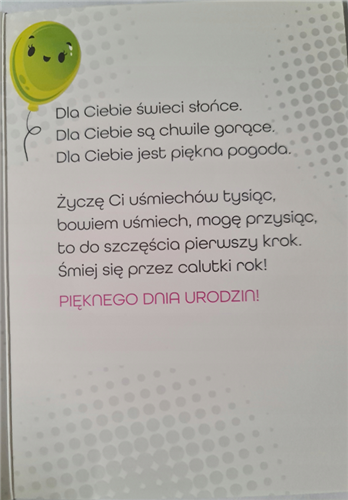 Kartki urodzinowe dla dziecka z wymienną cyferką  12 cm *17 cm 12583396740