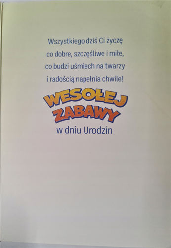 Kartki urodzinowe dla dziecka z wymienną cyferką  12 cm *17 cm 12583399456