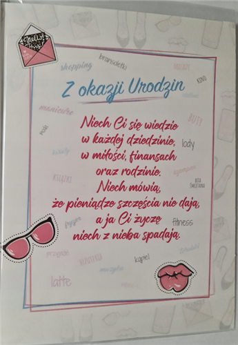 Kartki urodzinowe kartka urodzinowa WESOŁE Zabawna 14 cm *19 cm  12658919705