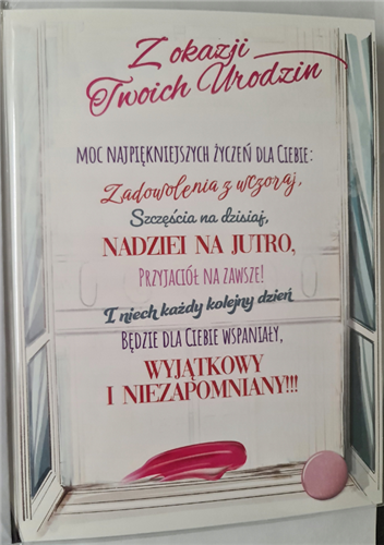 Kartki urodzinowe kartka urodzinowa WESOŁE Zabawna 14 cm *19 cm  12658921712
