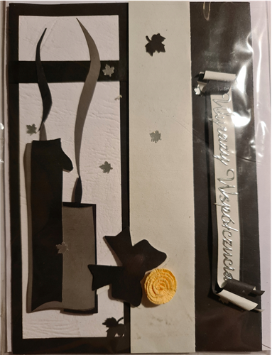 z wyrazami szczerego żalu, kondolencje 11,5 cm *16,4 cm 10241919909 16897829180