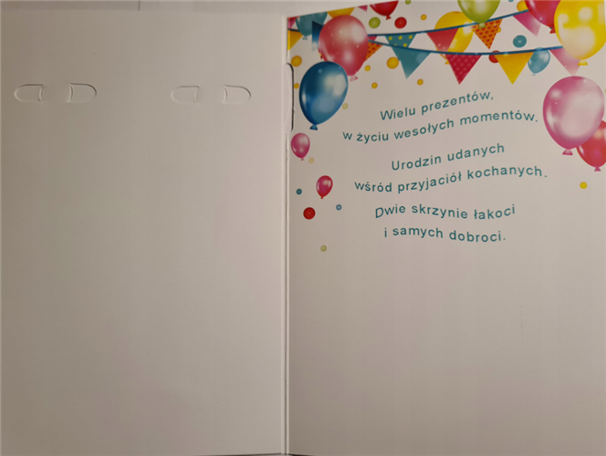 Kartki urodzinowe dla dziecka z wymienną cyferką 12 cm *17 cm 12699584837