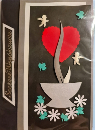 z wyrazami szczerego żalu, kondolencje  11,5 cm *16,4 cm 10241922535 16897829285