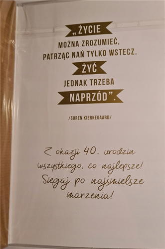 kartka urodzinowa na 40 lat  13 cm *20,5 cm  12789830071