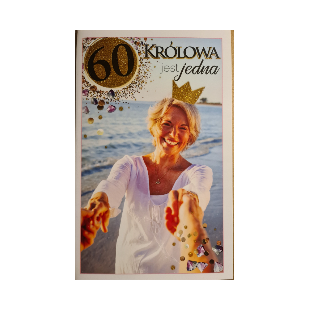 kartka urodzinowa na 60 lat 13 cm *20,4 cm  12789824467