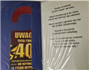 kartka urodzinowa na 40 lat 13 cm *20,5 cm 12760417790